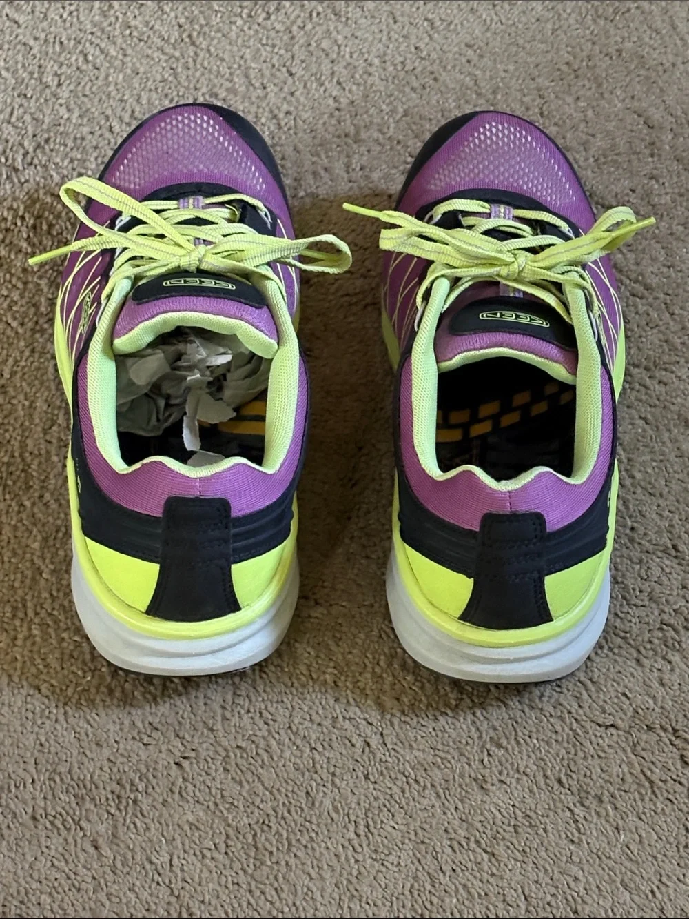 Keen Women's Purple & Neon Yellow Athletic Shoes